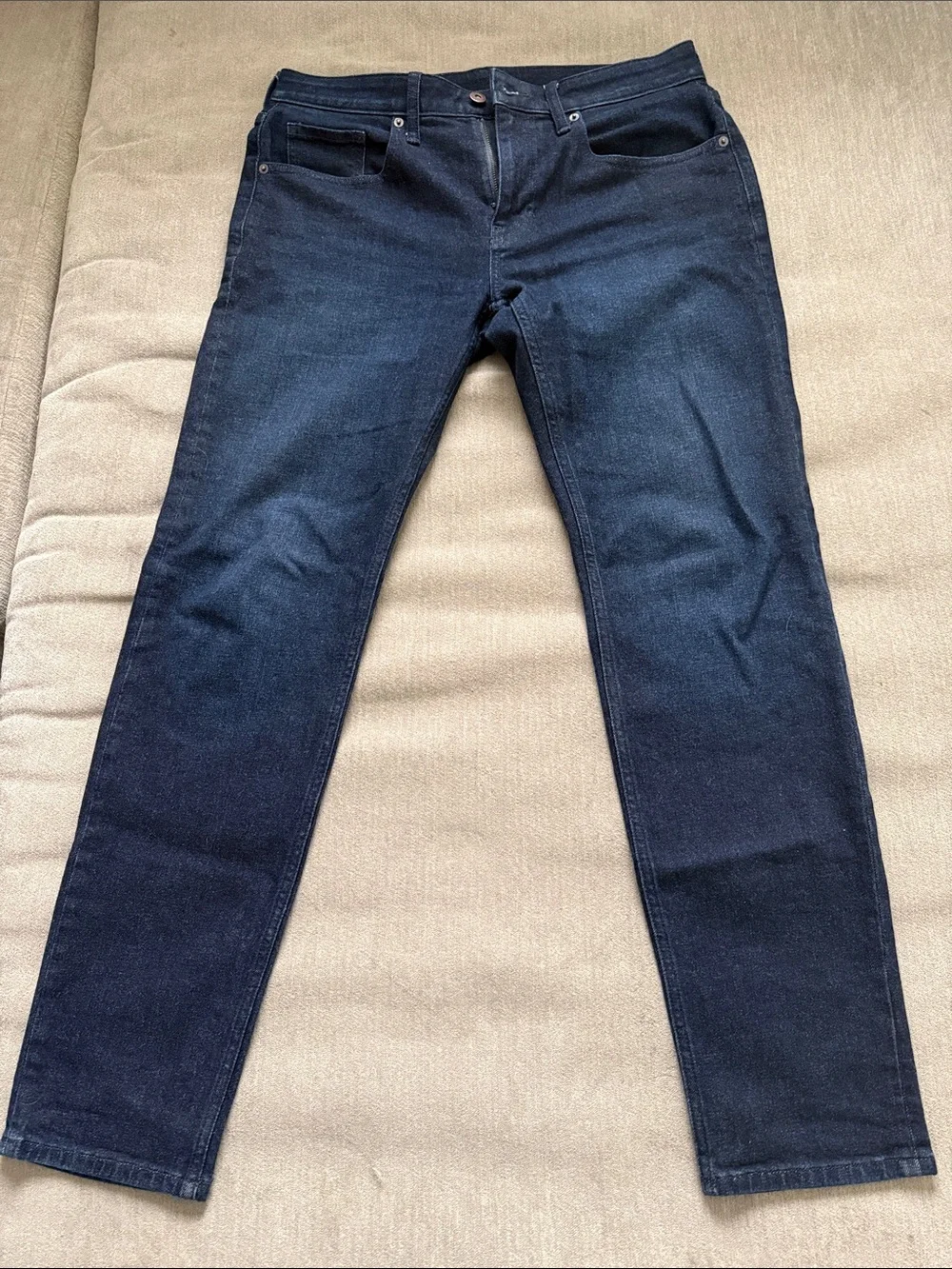Men's Slim Jeans in Dark Indigo - Picture 1 of 3
